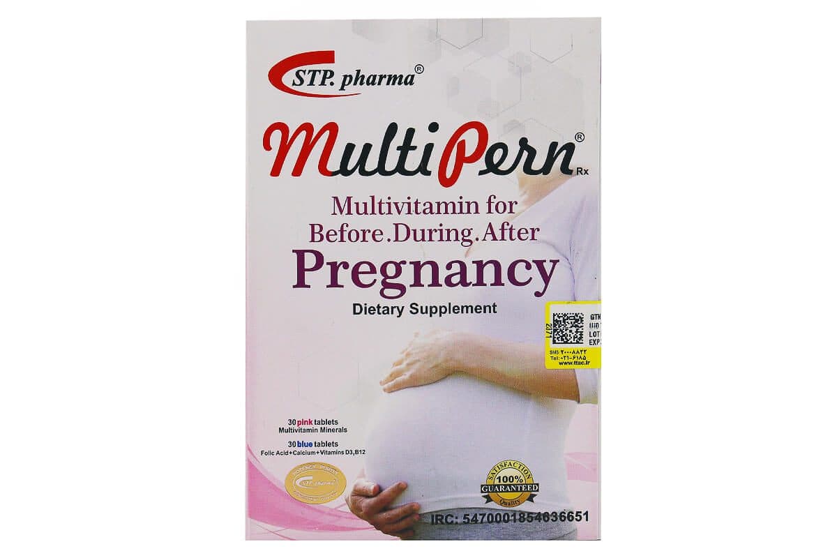 قرص مولتی پرن آرایکس اس تی پی فارما 60 عددی