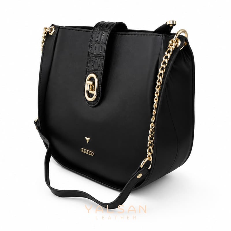 کیف رودوشی زنانه چرم یلسان مدل لنا کد 101-GAN-01 — تصویر ۲