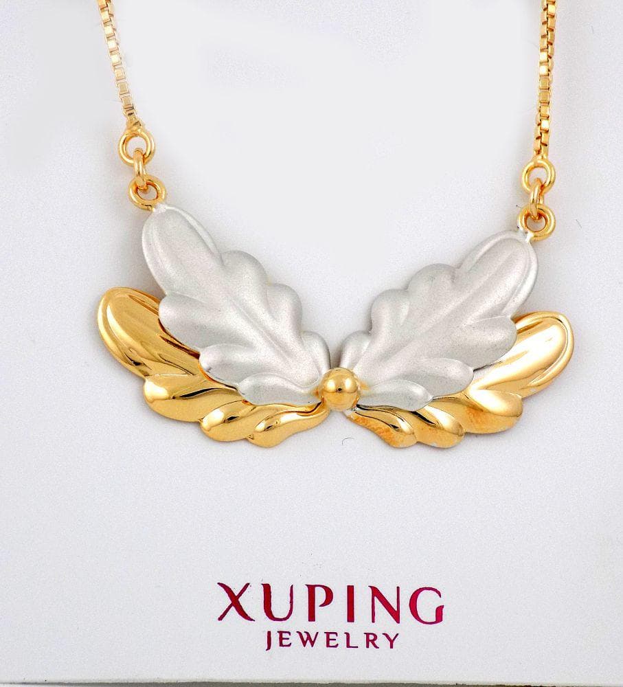 گردنبند دخترانه ژوپینگ با طرح آنجل و روکش آب طلای 18 عیار nw-n130