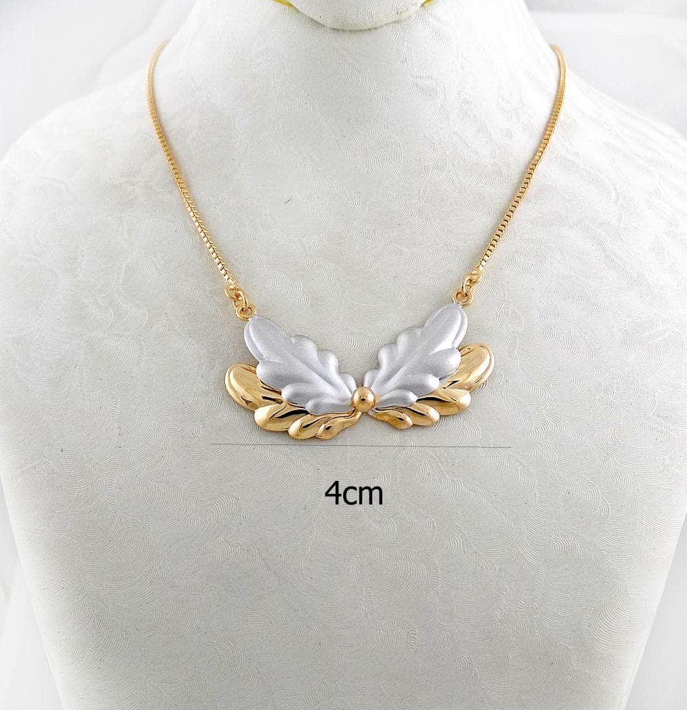 گردنبند دخترانه ژوپینگ با طرح آنجل و روکش آب طلای 18 عیار nw-n130 — تصویر ۳