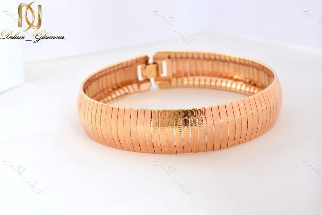 دستبند زنانه رزگلد ژوپینگ طرح ایتالیایی Ds-171