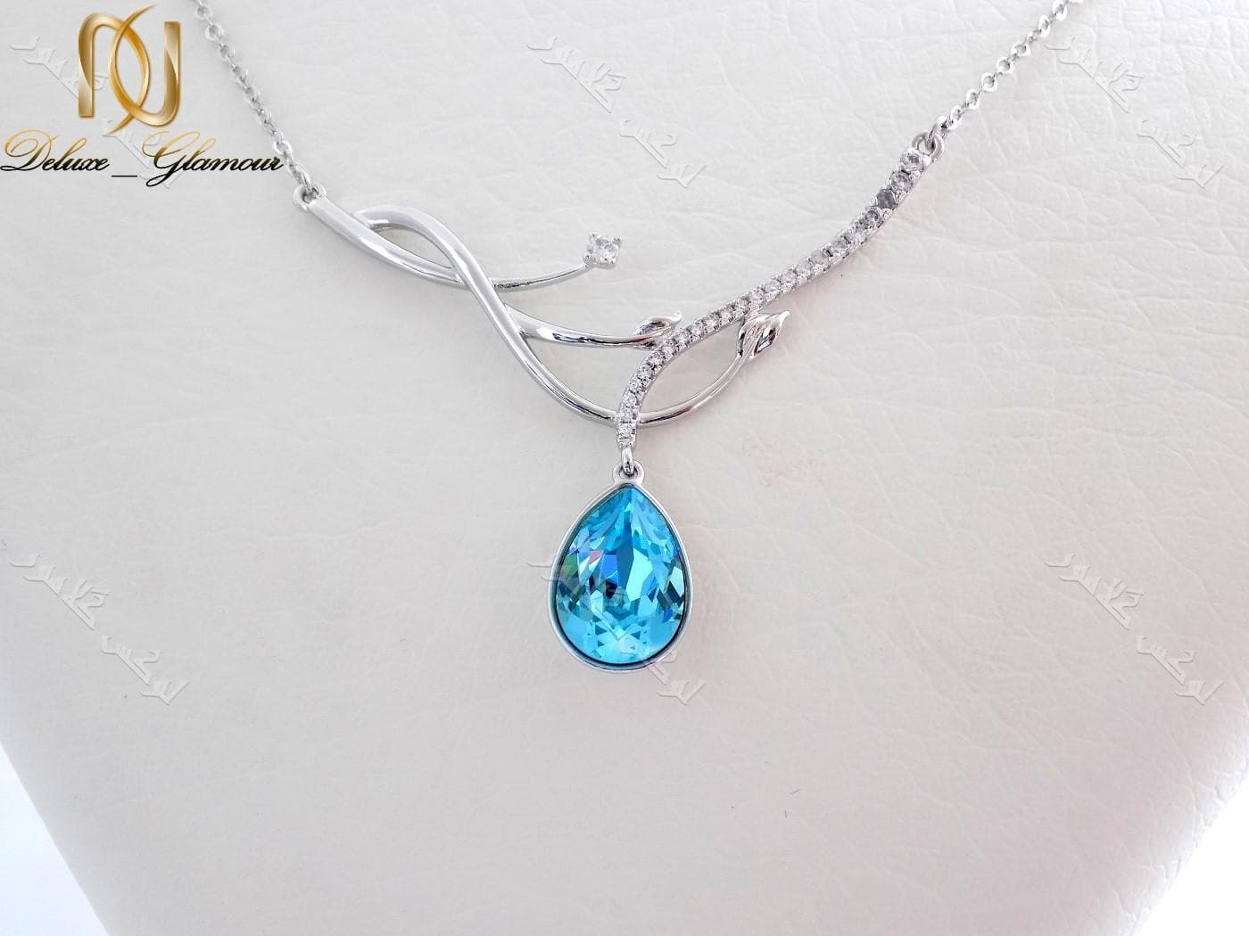 گردنبند ظریف دخترانه ژوپینگ با کریستال سه بعدی قرمز سواروسکی Nw-n120 — تصویر ۴