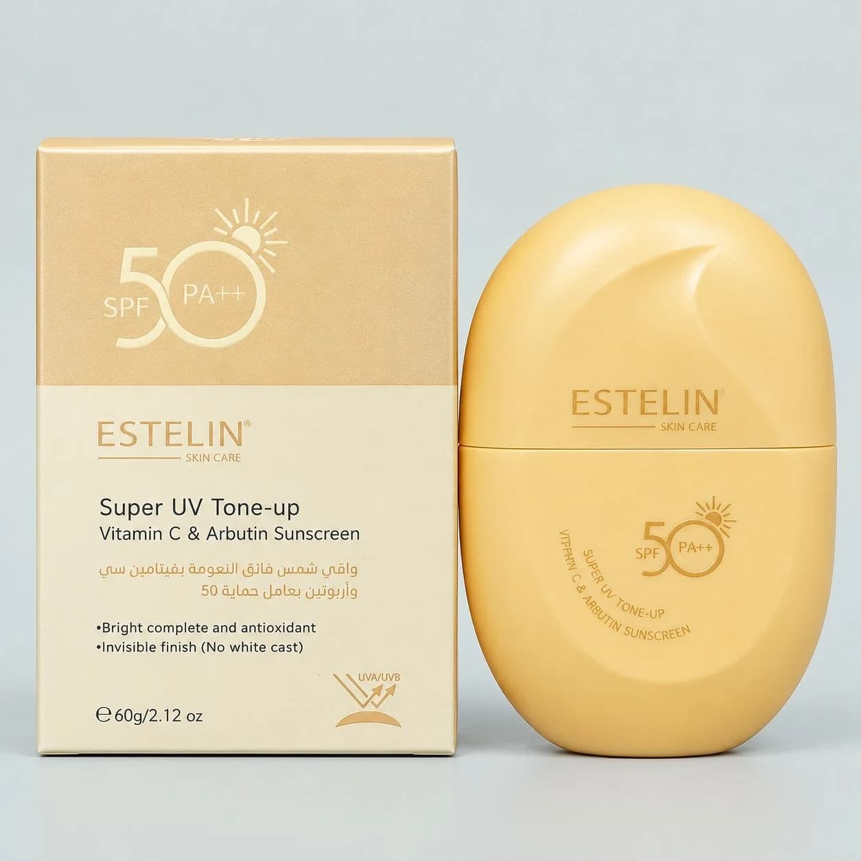 ضدآفتاب پرو استلین مدل ویتامین C و آربوتین | SPF 50