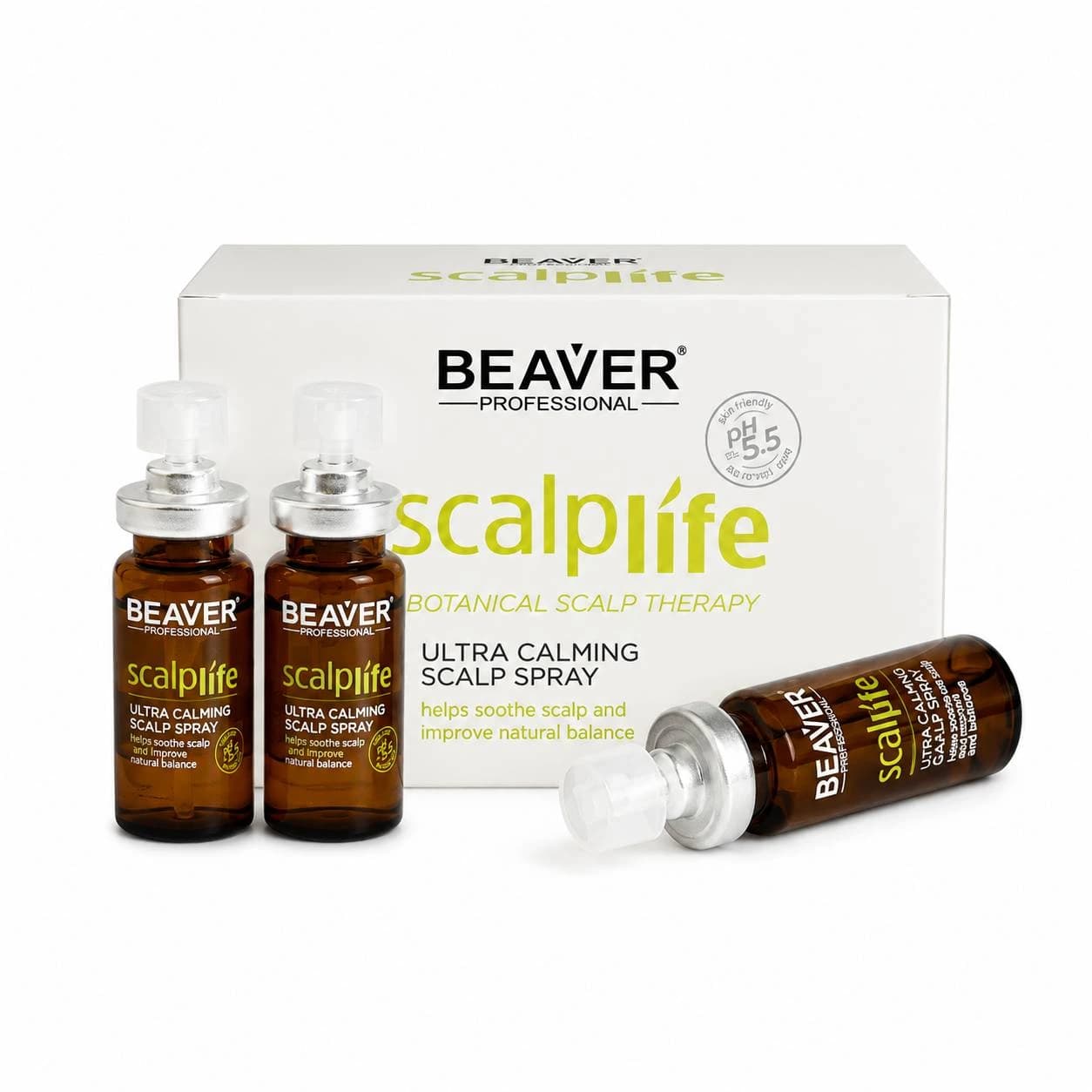 ویال اسپری آرامبخش(آبرسان-رویش) پوست سر BEAVER بیور | ۱۰میل