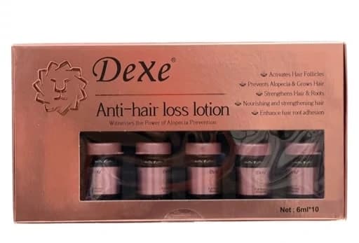 لوسیون ضد ریزش مو Dexe Anti-Hair Loss دگزه | پک ۱۰ عددی ویال ۶ میل — تصویر ۴