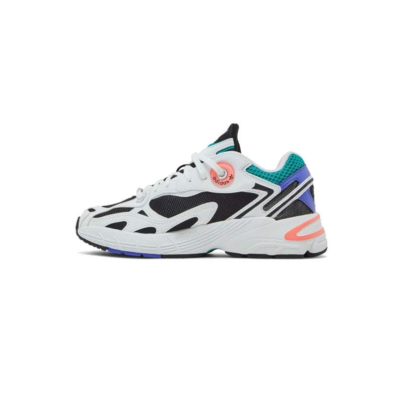 کفش پیاده روی آدیداس استیر سفید سبز بنفش Adidas Astir White Black Acid Red — تصویر ۲