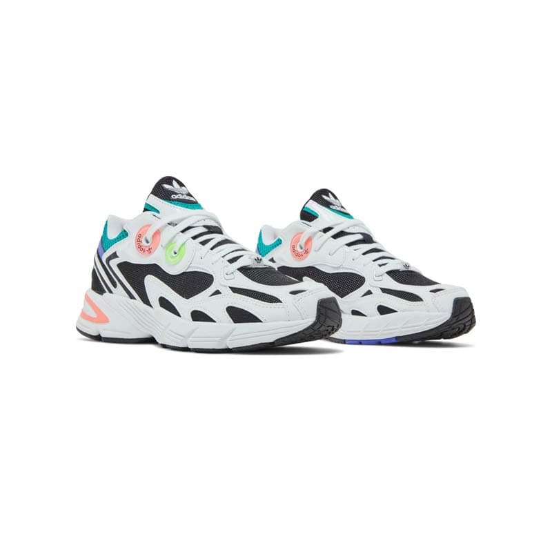 کفش پیاده روی آدیداس استیر سفید سبز بنفش Adidas Astir White Black Acid Red — تصویر ۵