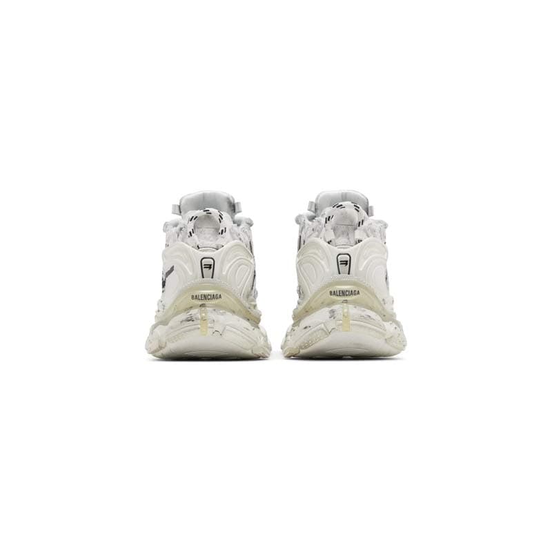 کتونی بالنسیاگا رانر گرافیتی سفید مشکی Balenciaga Runner Sneaker Graffiti – White Black — تصویر ۴