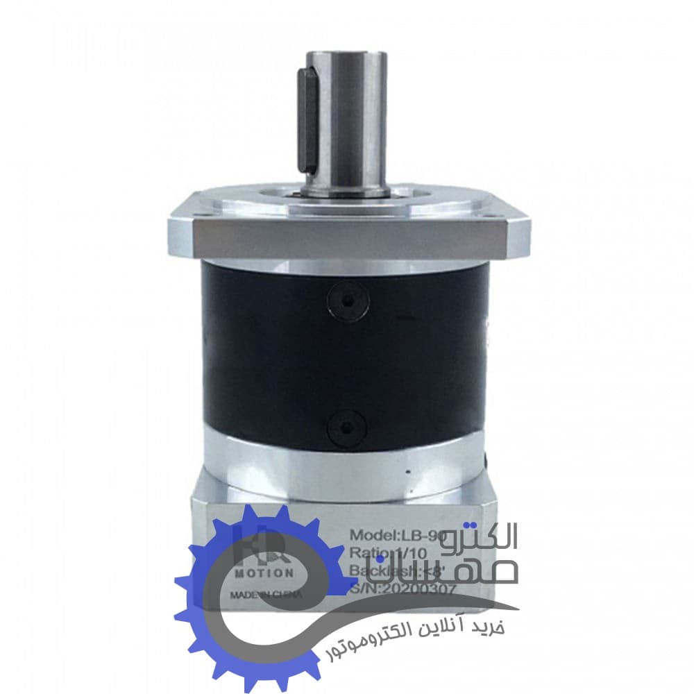 گیربکس خورشیدی سروو موتور HQM سایز 90 نسبت 25 ورودی 19 سری LB ساخت چین — تصویر ۲