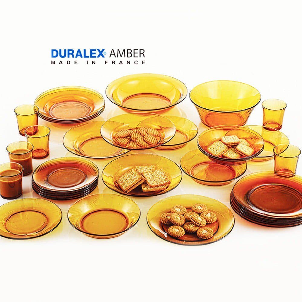 بشقاب خورشت خوری 23 عسلی دورالکس DURALEX AMBER — تصویر ۲