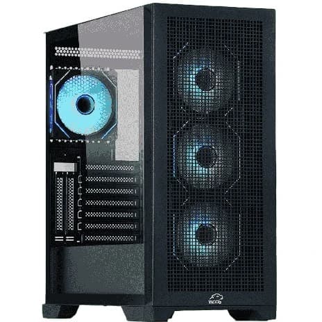 کیس کامپیوتر تسکو مدل GC4510 Dragon’s Breath ARGB مشکی