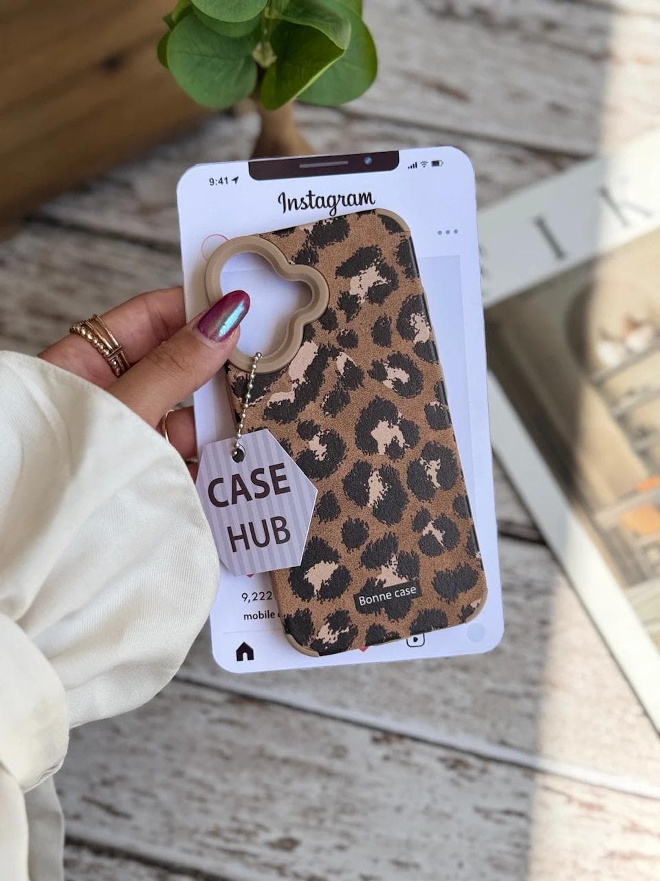 قاب پلنگی قهوه ای Bonne Case سامسونگ ، شیائومی (کدC2054) مناسب برای Poco X7 Pro