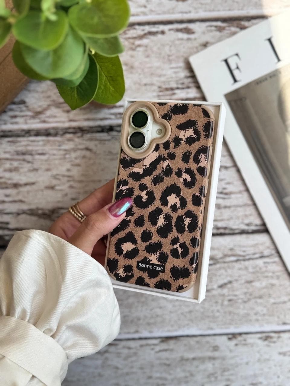 قاب پلنگی قهوه ای Bonne Case سامسونگ ، شیائومی (کدC2054) مناسب برای Poco X7 Pro — تصویر ۳