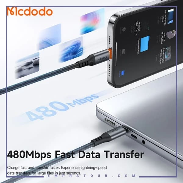 کابل شارژ USB-C به Lightning مک دودو Mcdodo CA-087 — تصویر ۲
