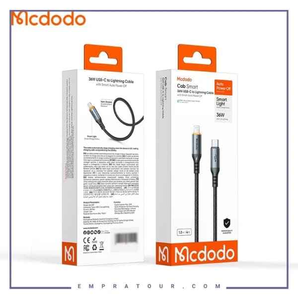 کابل شارژ USB-C به Lightning مک دودو Mcdodo CA-087 — تصویر ۳