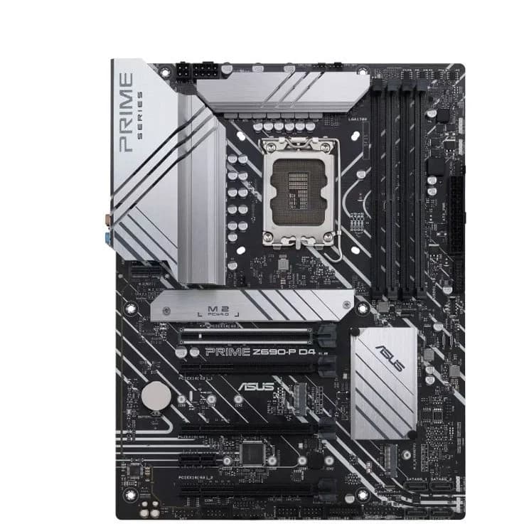 مادربرد ایسوس ASUS Prime Z690-P سوکت LGA 1700 چیپست Z690 با پشتیبانی از پردازنده‌های نسل 12، 13 و 14 اینتل و حافظه رم DDR5