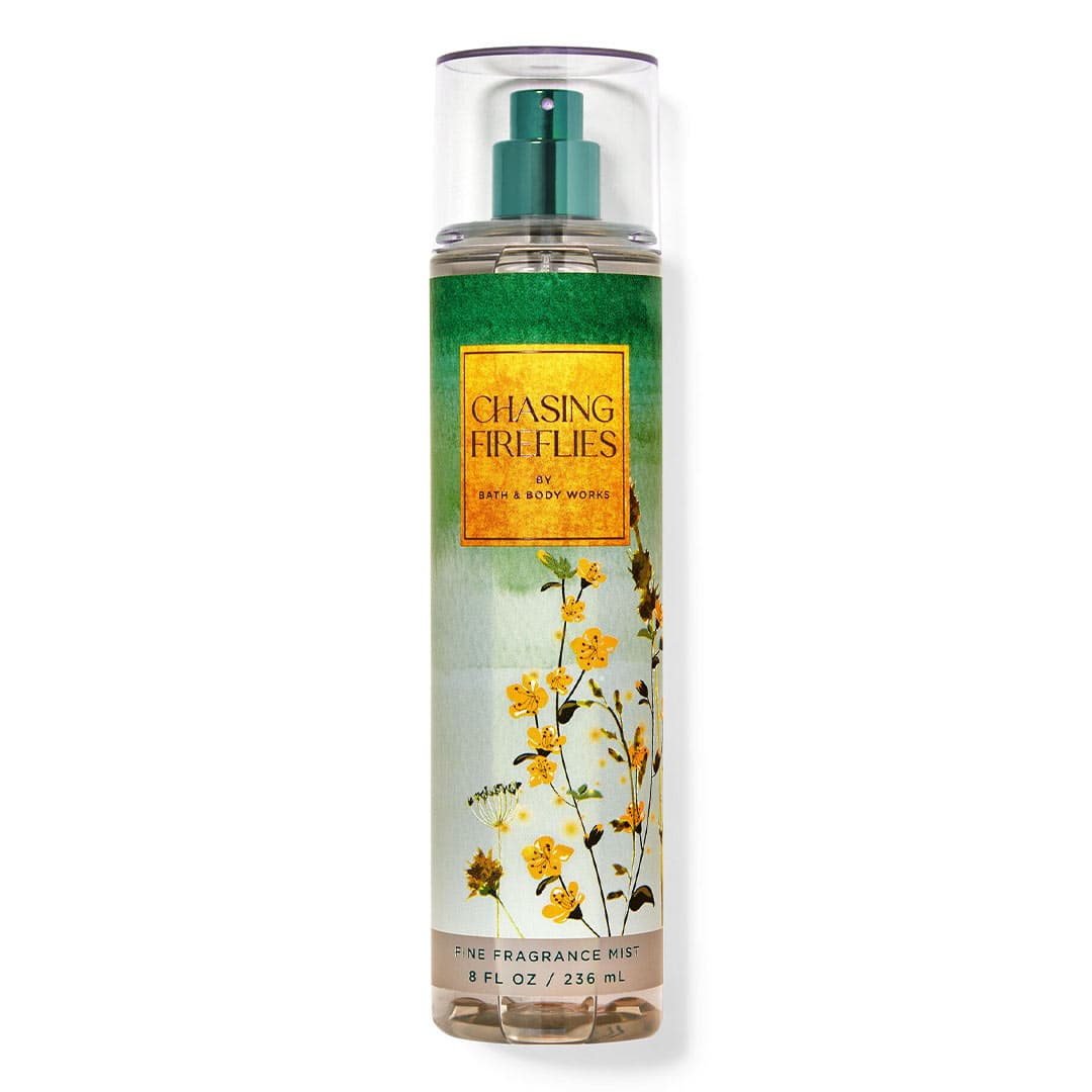 بادی اسپلش چیسینگ فایرفلایز بث اند بادی ورکس Bath & body works Chasing Fireflies Fine Fragrance Mist