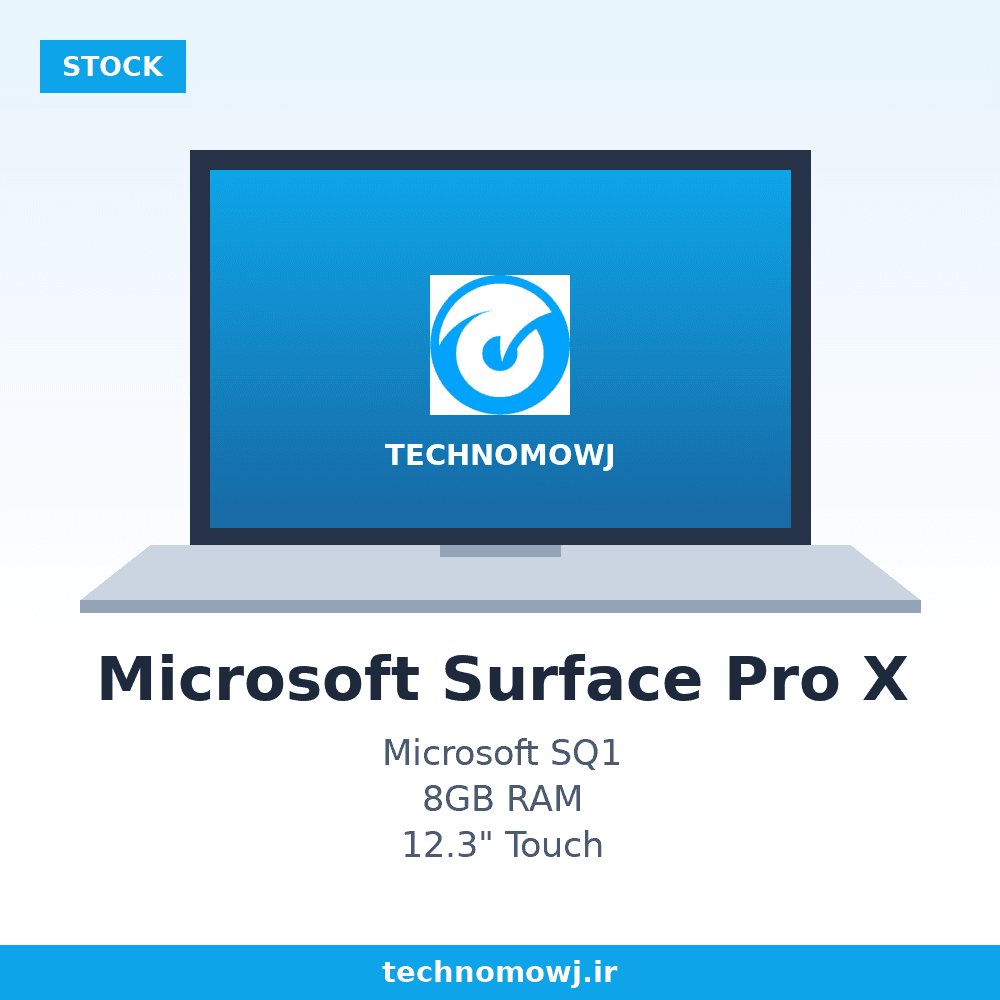 لپ تاپ استوک Microsoft Surface Pro X | Microsoft SQ1 | 8 GB Ram LPDDR4x | VGA Adreno 685 | Display 13 2K Touch