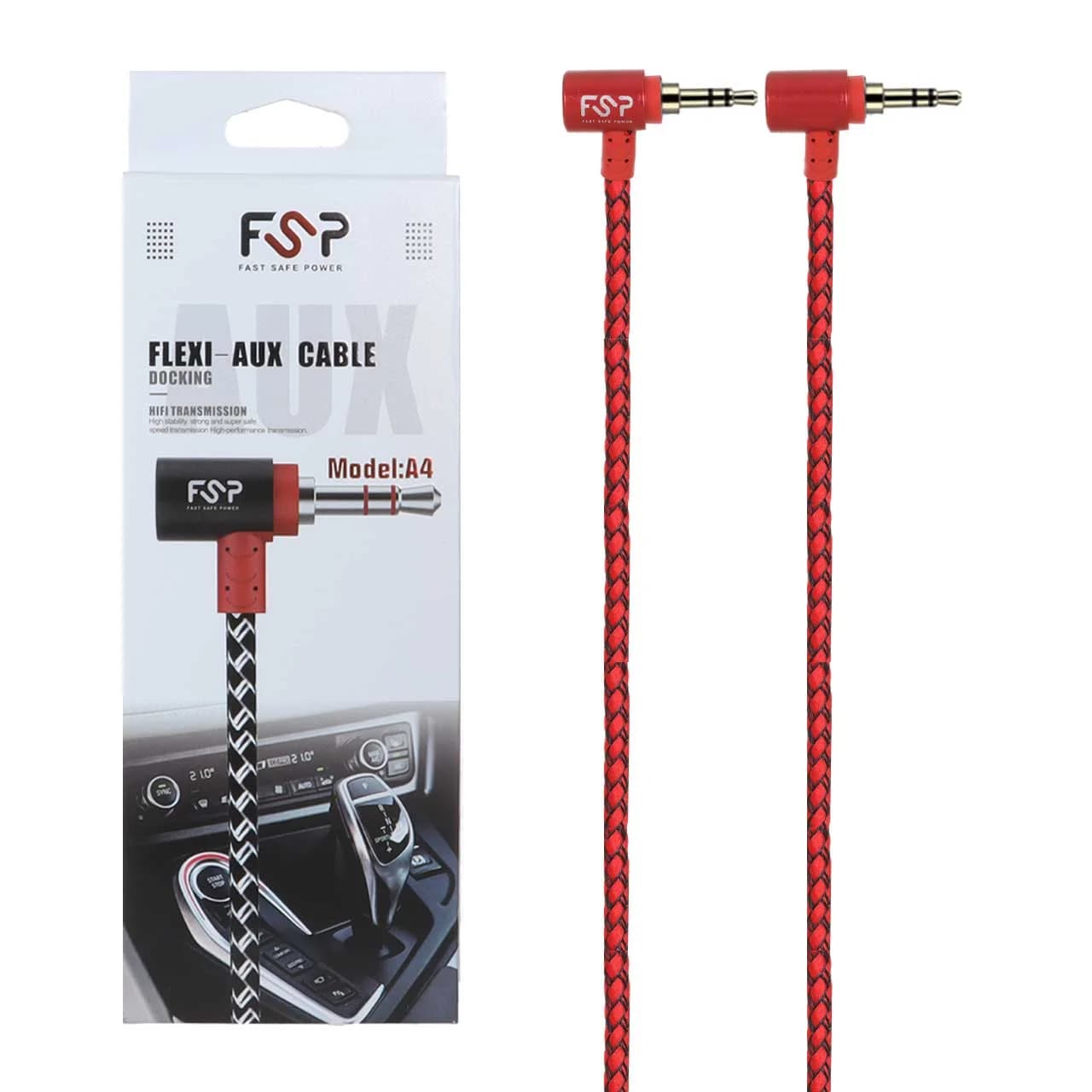 کابل FSP Aux مدل A4 – قرمز – BSA