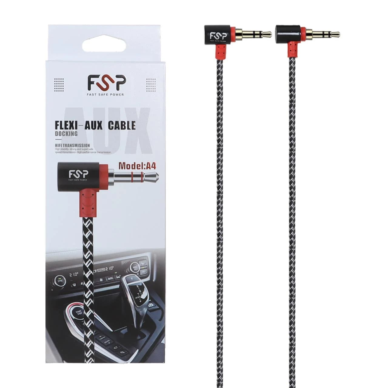 کابل FSP Aux مدل A4 – مشکی – BSA
