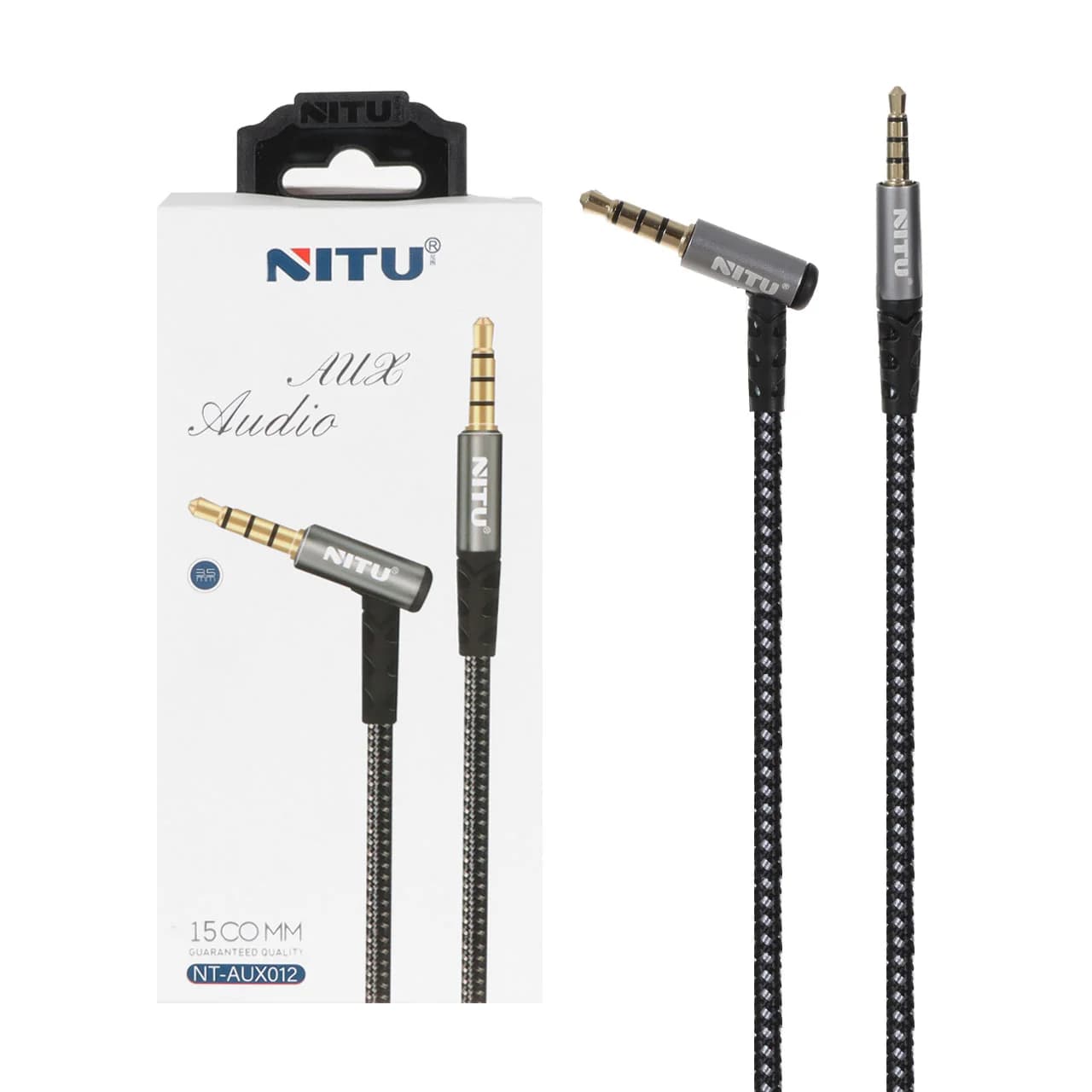 کابل Nitu Aux مدل NT-AUX012 – خاکستری