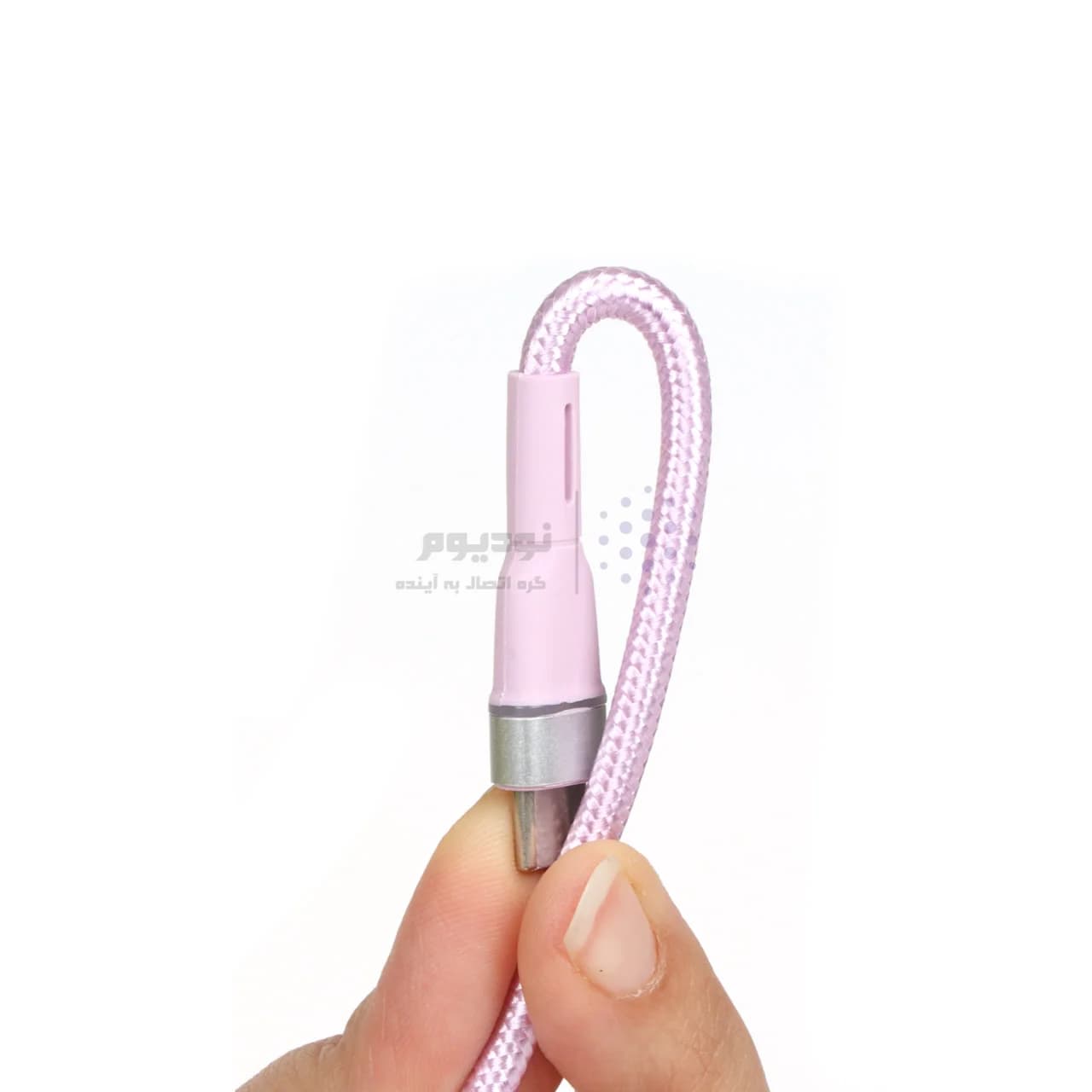 کابل شارژ NITU Type-C مدل NC320 – صورتی (گارانتی 18 ماه تعویض نیکان همراه) — تصویر ۲