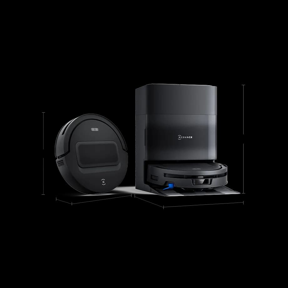 جاروبرقی رباتیک اکووکس مدل Ecovacs T90 Max Pro Omni Care Kit ( پک اصلی و گلوبال اروپا ) با لوازم مصرفی اضافه رنگ مشکی — تصویر ۴
