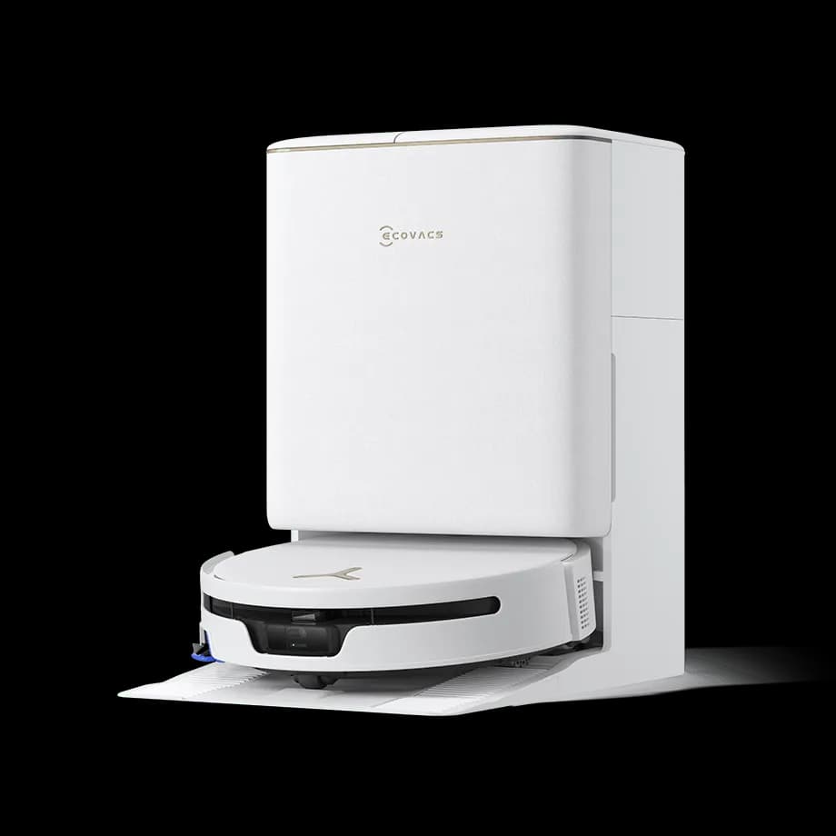 جاروبرقی رباتیک اکووکس مدل Deebot T90S ( پک اصلی و گلوبال شرکتی اروپا ) رنگ سفید — تصویر ۲