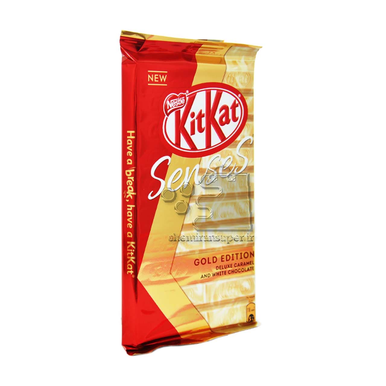 شکلات سفید با کارامل ( گلد ادیشن ) ۱۰۰ گرم سنسز کیت کت – kitkat — تصویر ۲