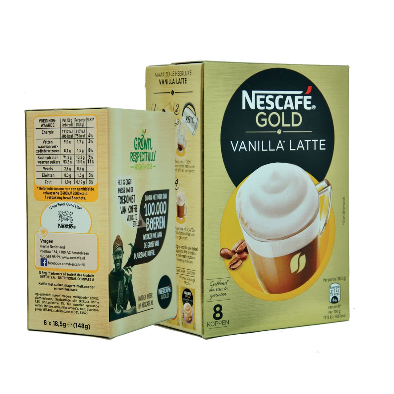 قهوه فوری گلد لاته وانیلی نسکافه – Nescafe — تصویر ۳