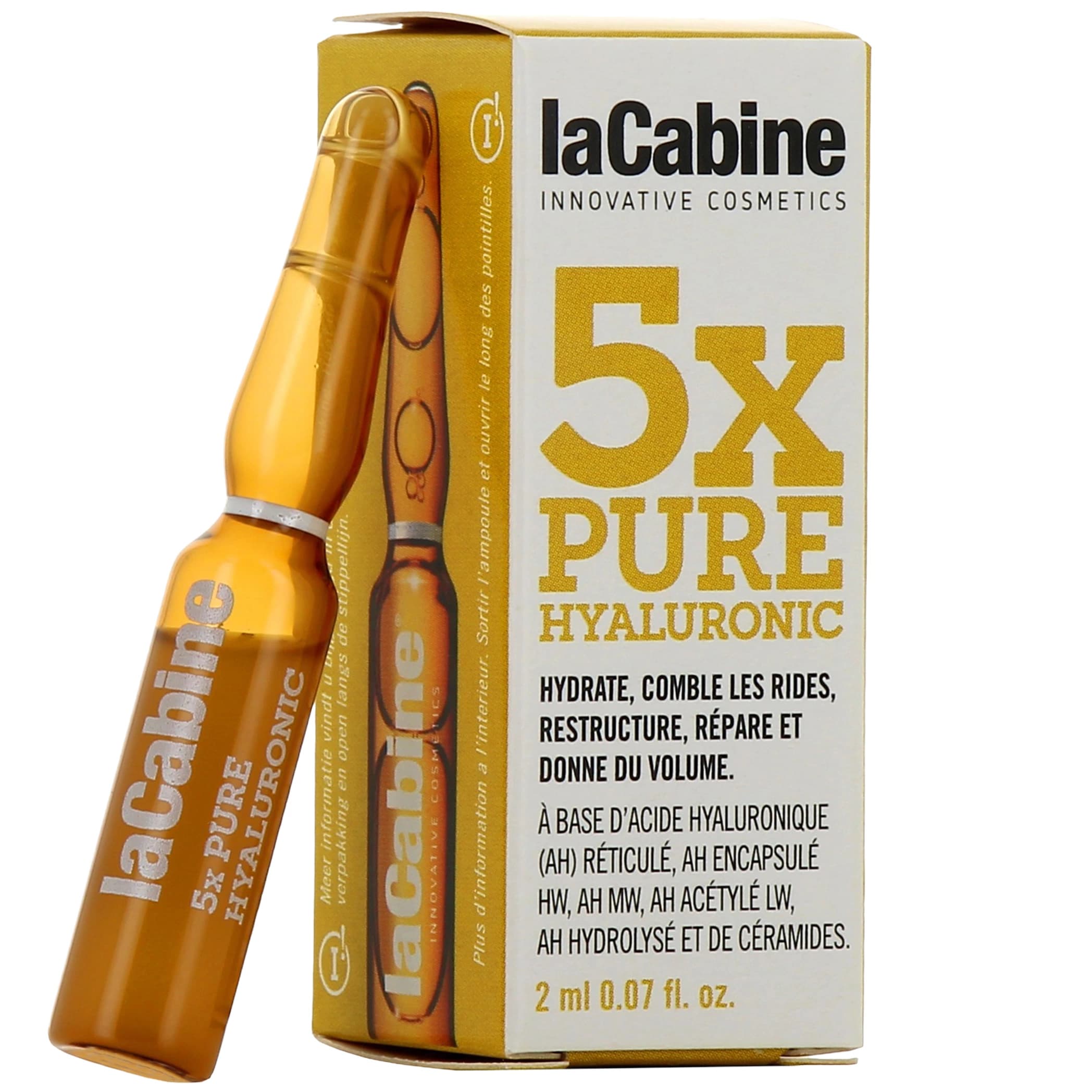 ویال صورت هیالورونیک اسید خالص5x لاکابین آبرسانی عمقی (یک ویال)