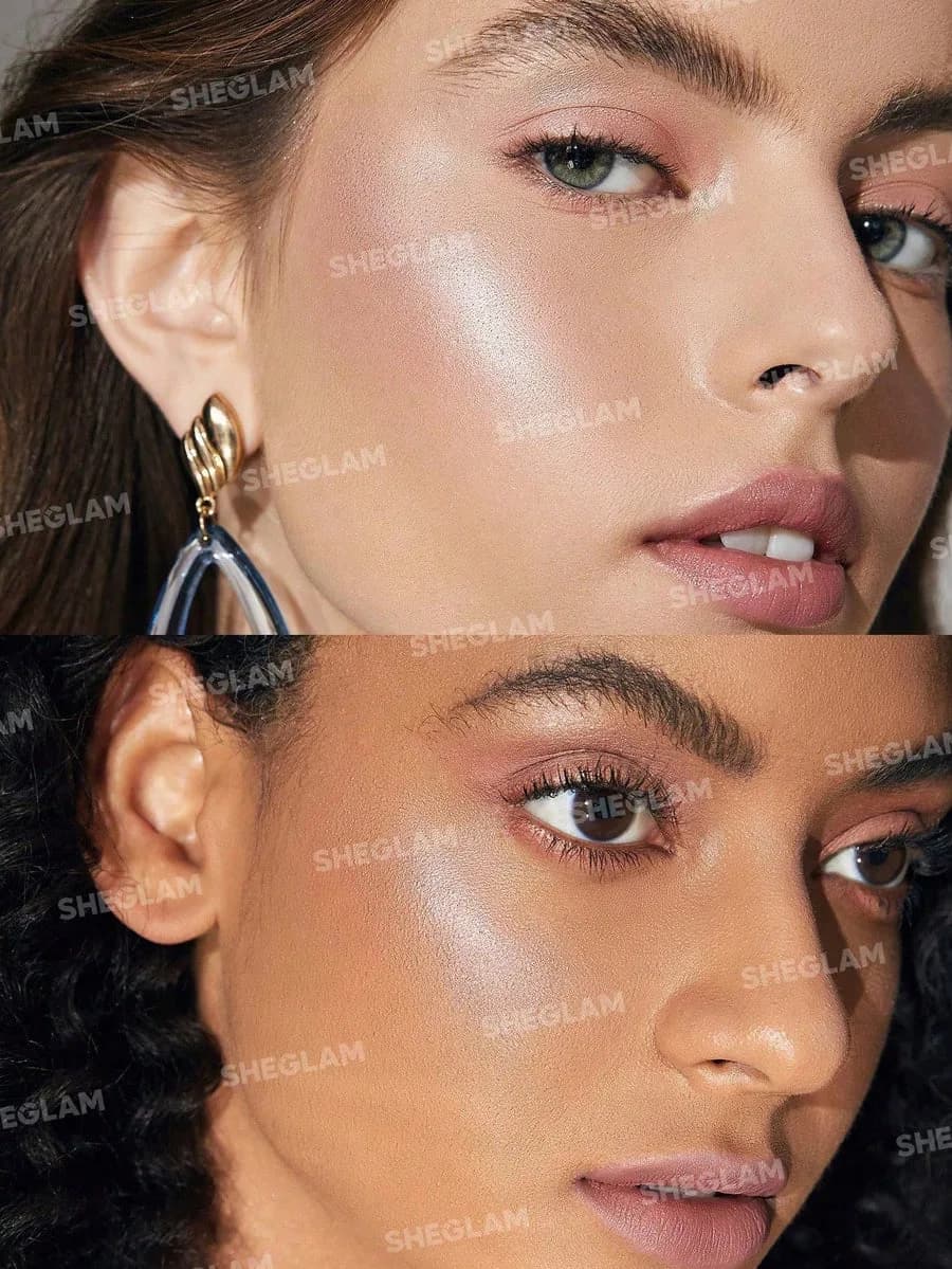 هایلایتر شیگلم مدل cosmic crystal رنگ pink promise — تصویر ۳