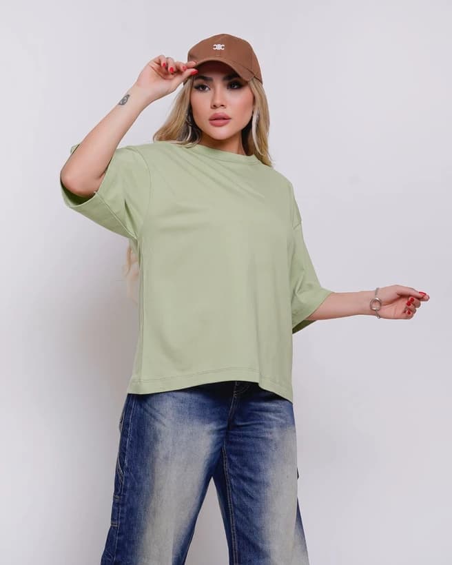 تیشرت ساده زنانه رنگی — تصویر ۴