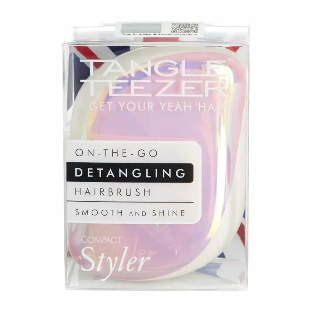 برس تنگل تیزر گره گشا کد017 کامپکت استایلر Tangle Teezer Compact Stayler Holo Hero — تصویر ۲