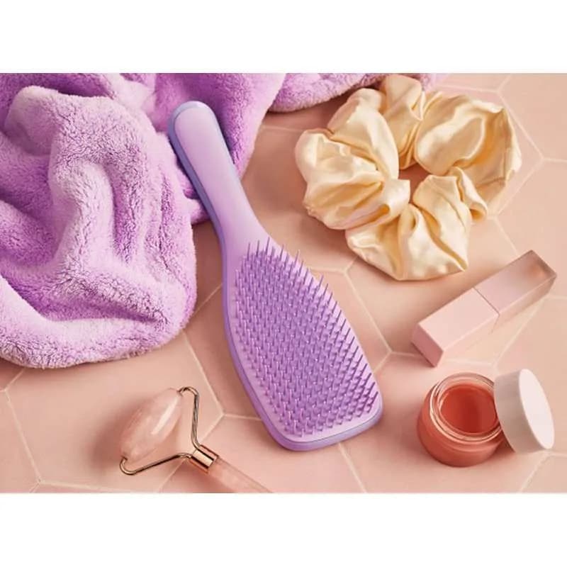 برس گره باز کن تنگل تیزر انواع مو کد812 رنگ یاسی Tangle Teezer The Wet Detangler Lilac — تصویر ۲