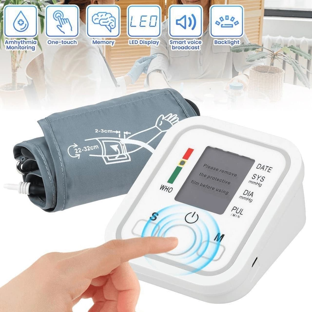 دستگاه اندازه گیری فشار خون Arm Style مدل FO-4135 – سفید (پک ضعیف) — تصویر ۱۲