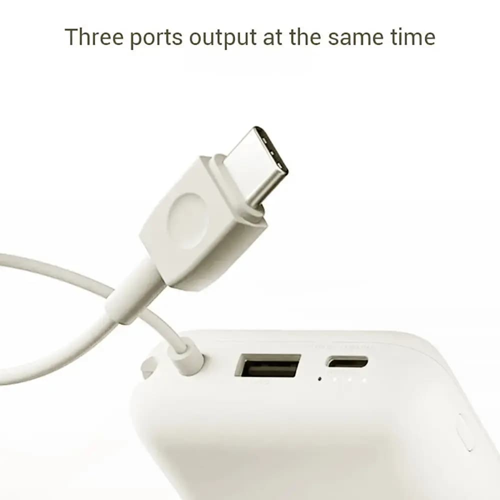 پاوربانک فست شارژ Xiaomi 22.5W 10000mAh مدل P15ZM – کرم – اصلی (گارانتی 18 ماهه شرکتی) — تصویر ۳