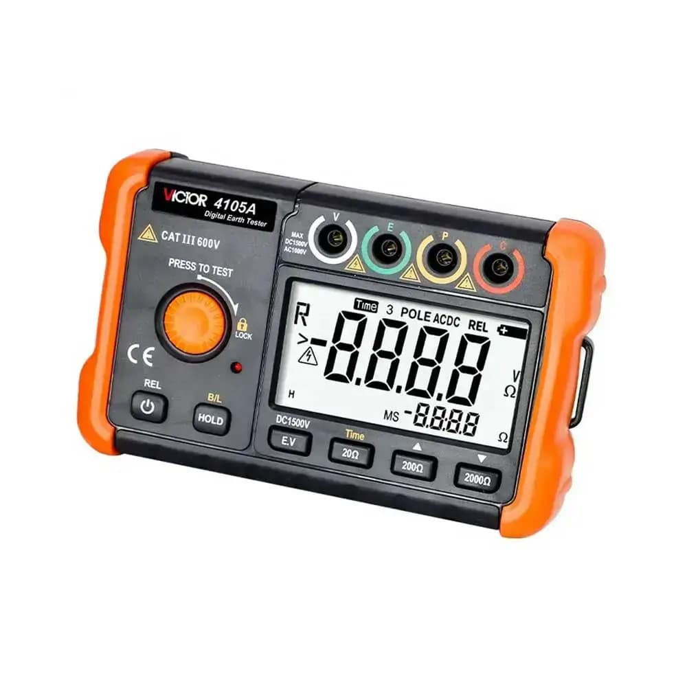 ارت تستر سه سیم ویکتور مدل Victor 4105A new — تصویر ۲