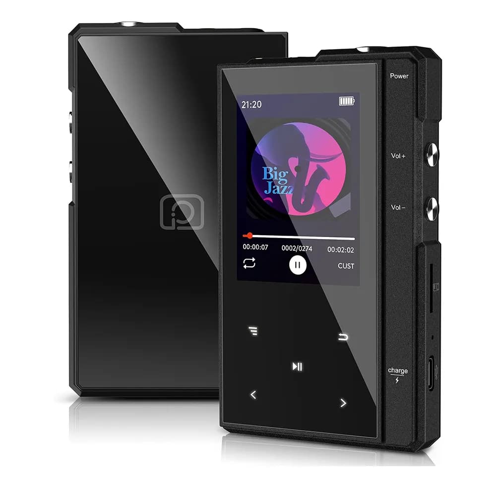 موزیک پلیر موسیقی MP3 پلیر با حافظه ۳۲ گیگابایت و بلوتوث ۵.۰ برند Phinistec مدل Z6