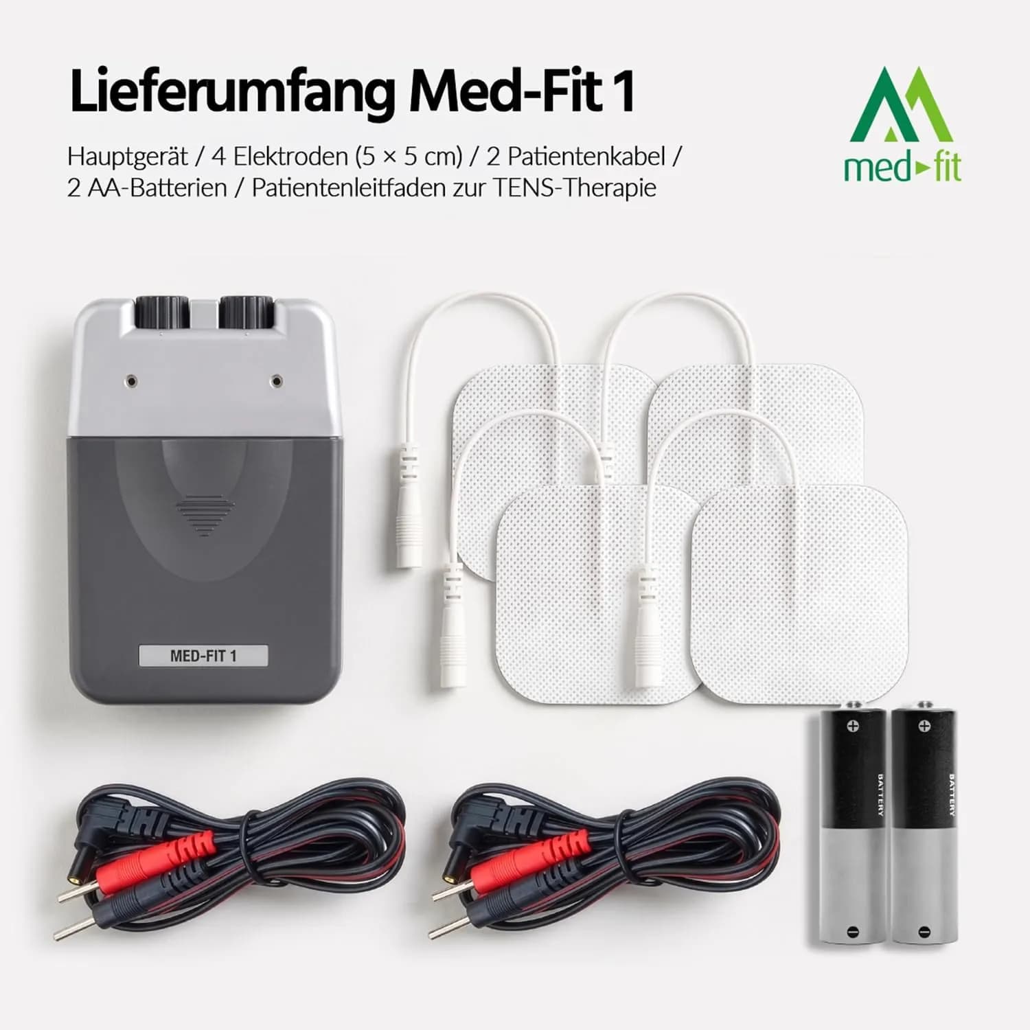 دستگاه تنس ضددرد مدفیت دو کاناله برند Med-Fit مدل Med-Fit 1 — تصویر ۲