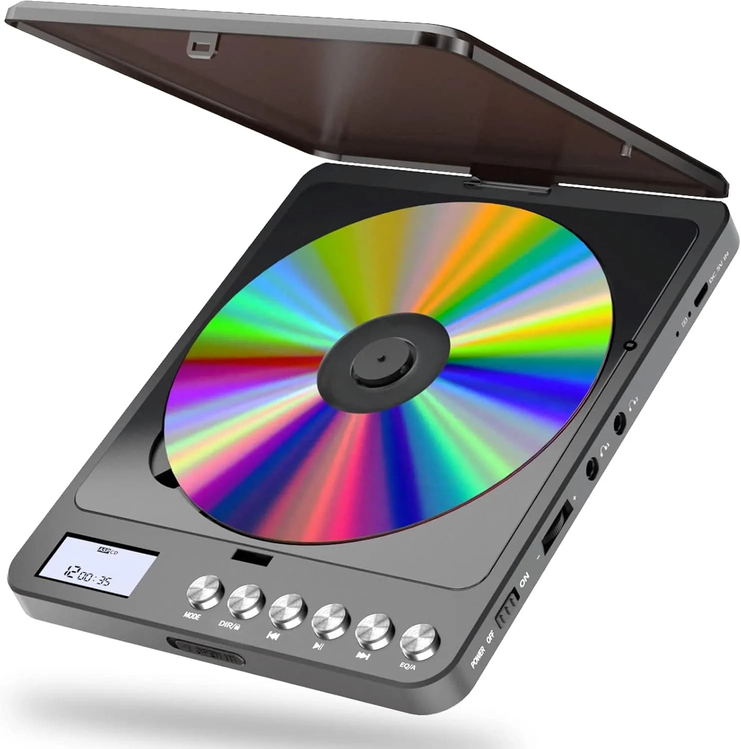 پخش‌کننده قابل حمل CD با اسپیکر داخلی و باتری شارژی برند HEJIFU مدل CD744
