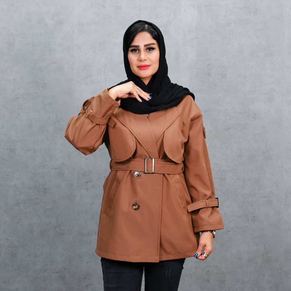 بارانی دخترانه کد 24352 — تصویر ۴