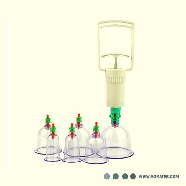 بادکش 6 لیوان RAD MED مدل RM808 | حجامت سرد و درمانی — تصویر ۳