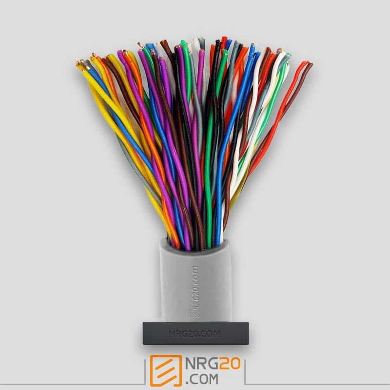 کابل مخابراتی 20 زوج 0.6 هوایی سیم و کابل مشهد (متری)