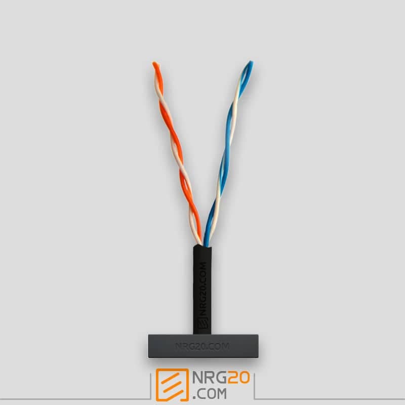 کابل 2 زوج 0.6 زمینی سیم و کابل مشهد (متری)