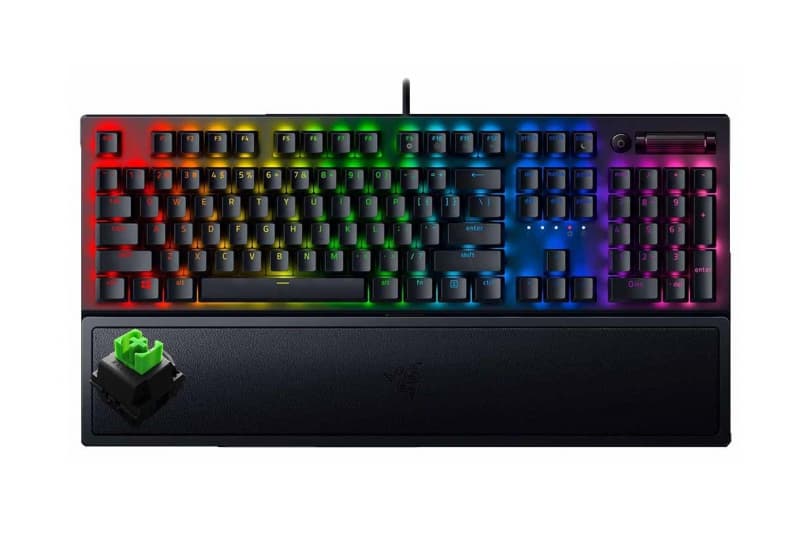 کیبورد گیمینگ ریزر BlackWidow V3 SWITCH GREEN — تصویر ۴