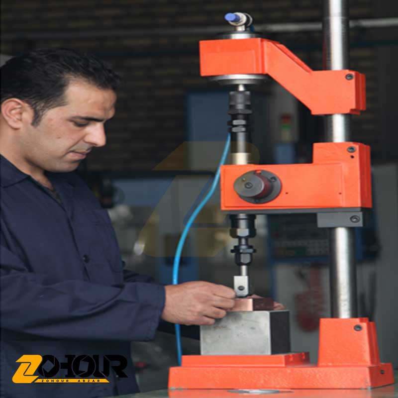 پرس مارک زنی نیوماتیک برای سطوح تخت ایران پتک مدل Iran Potk ZB 2035 — تصویر ۲