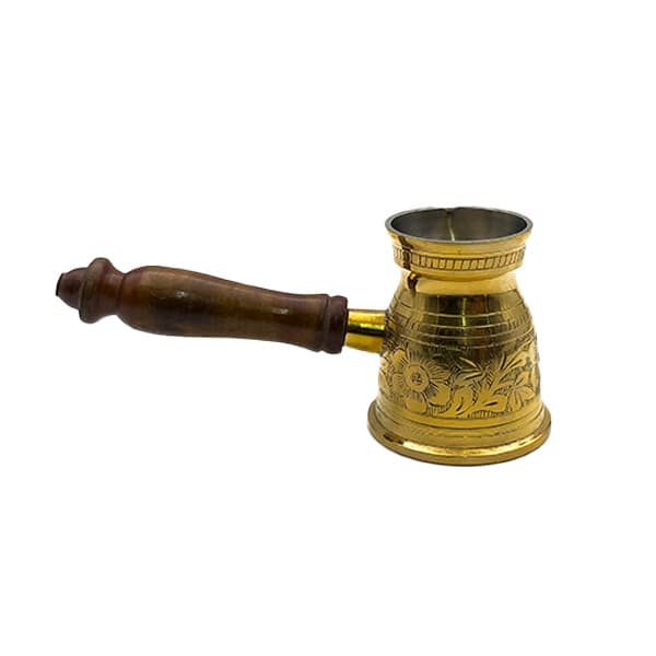 دله عربی دسته چوبی طرحدار سایز 1 — تصویر ۲