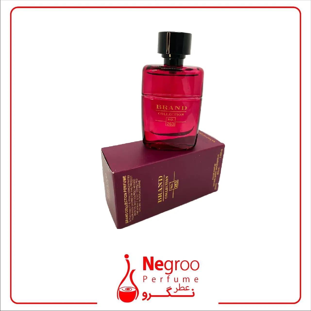 عطر زنانه برند کالکشن گوچی گیلتی ابسولوت Brand Collection Gucci Guilty Absolute حجم 25 میلی لیتر — تصویر ۳