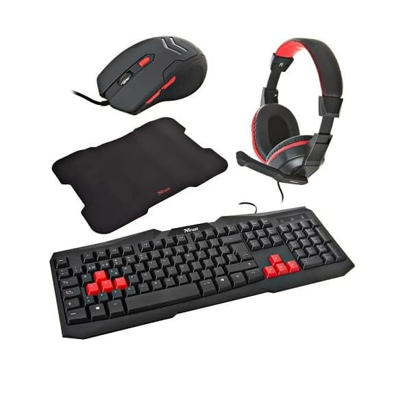 ست گیمینگ(باندل) trust تراست مدل BUNDLE ZIVA 4 IN 1 — تصویر ۳